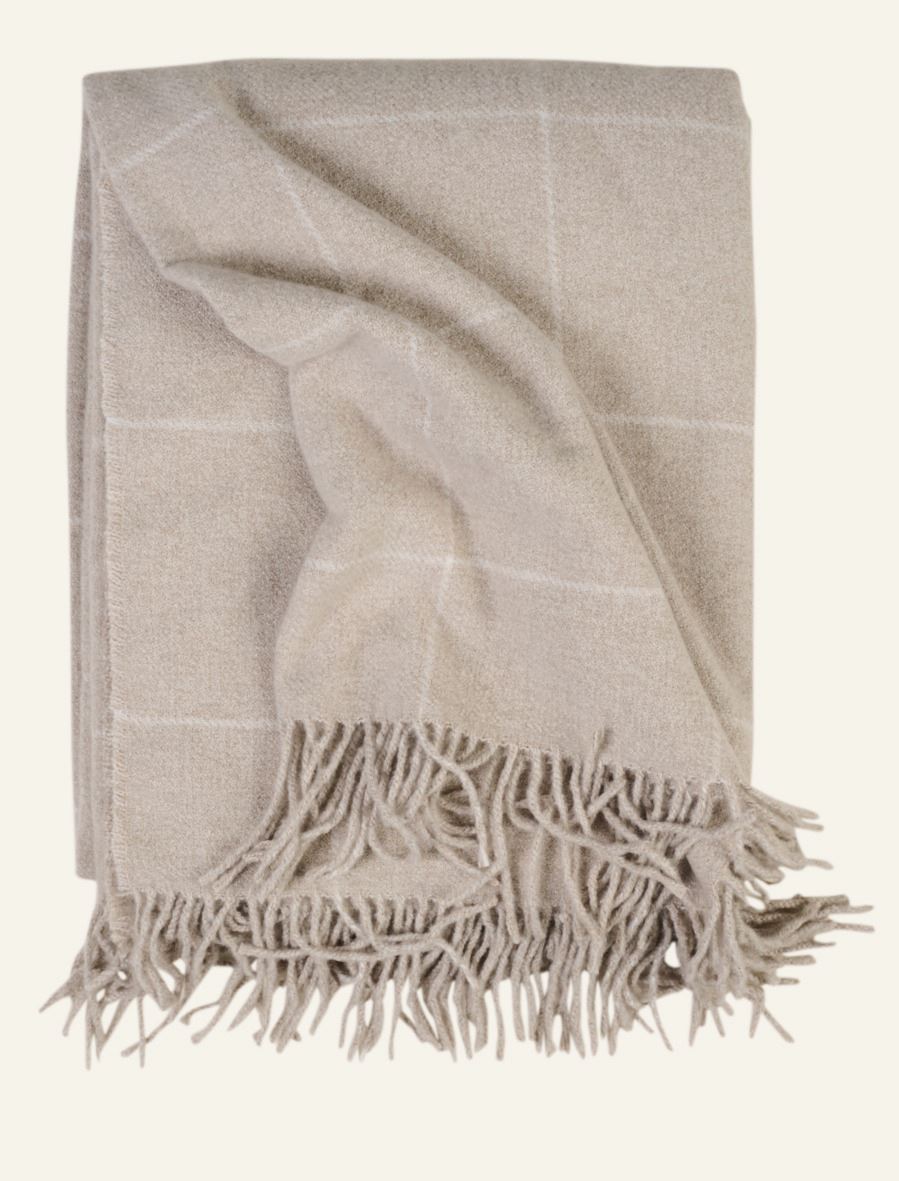 Decke Beige - 130x170 cm Beige - 1