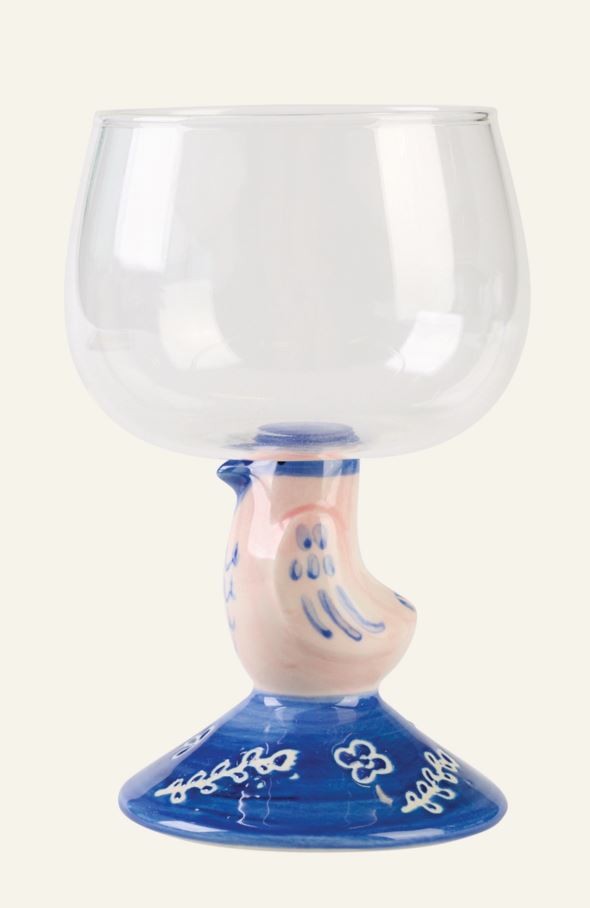 Glas Blau - 300ml Blau - 1
