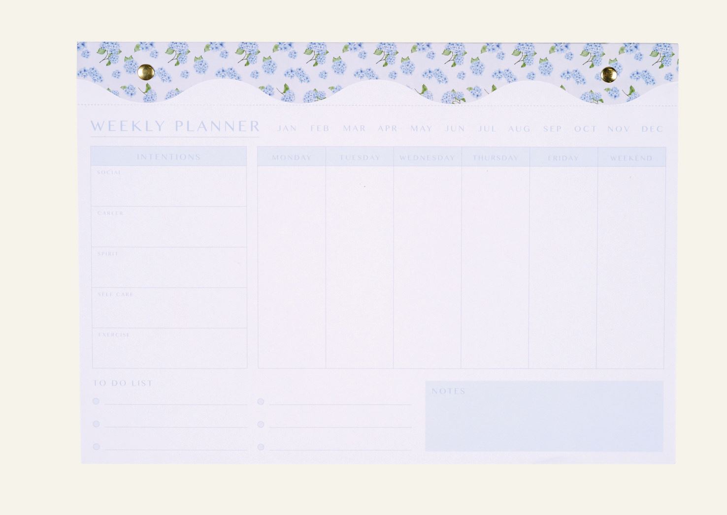 Wochenplaner Multi/Blue - 21x30 cm Multi/Blue - 1
