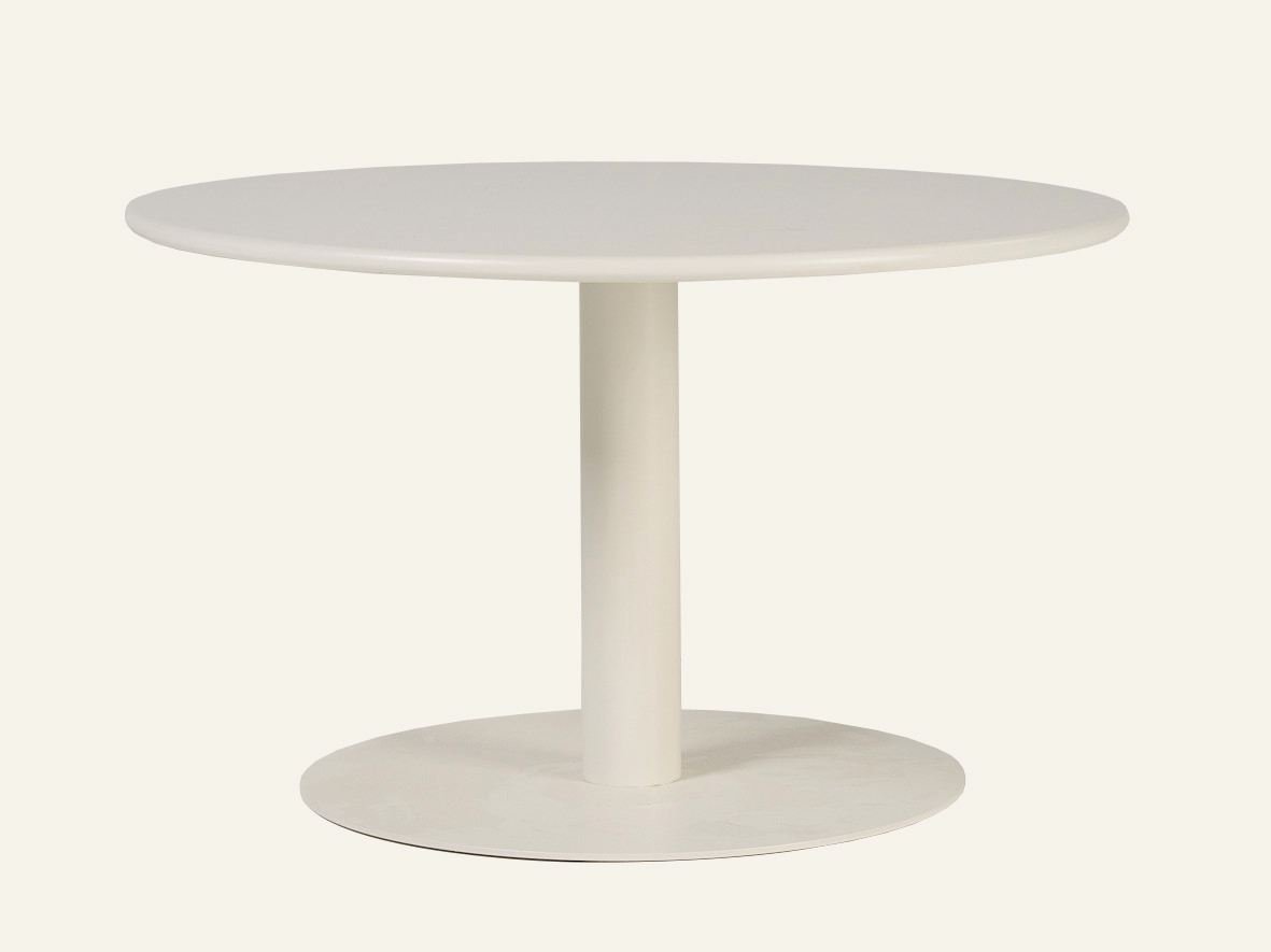 Gartentisch Offwhite - 35 cm ø60 Offwhite - 1