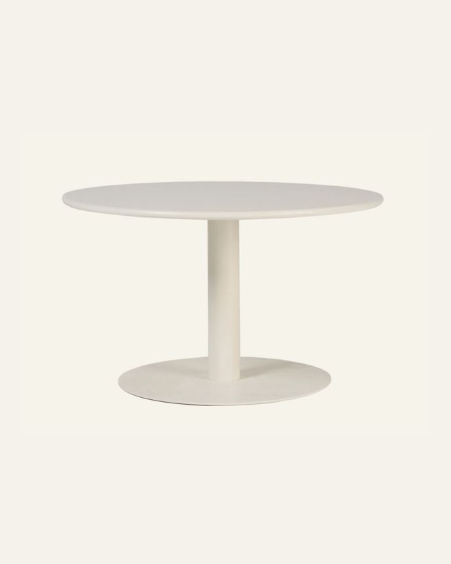 Gartentisch Offwhite - 35 cm ø60 Offwhite - 1