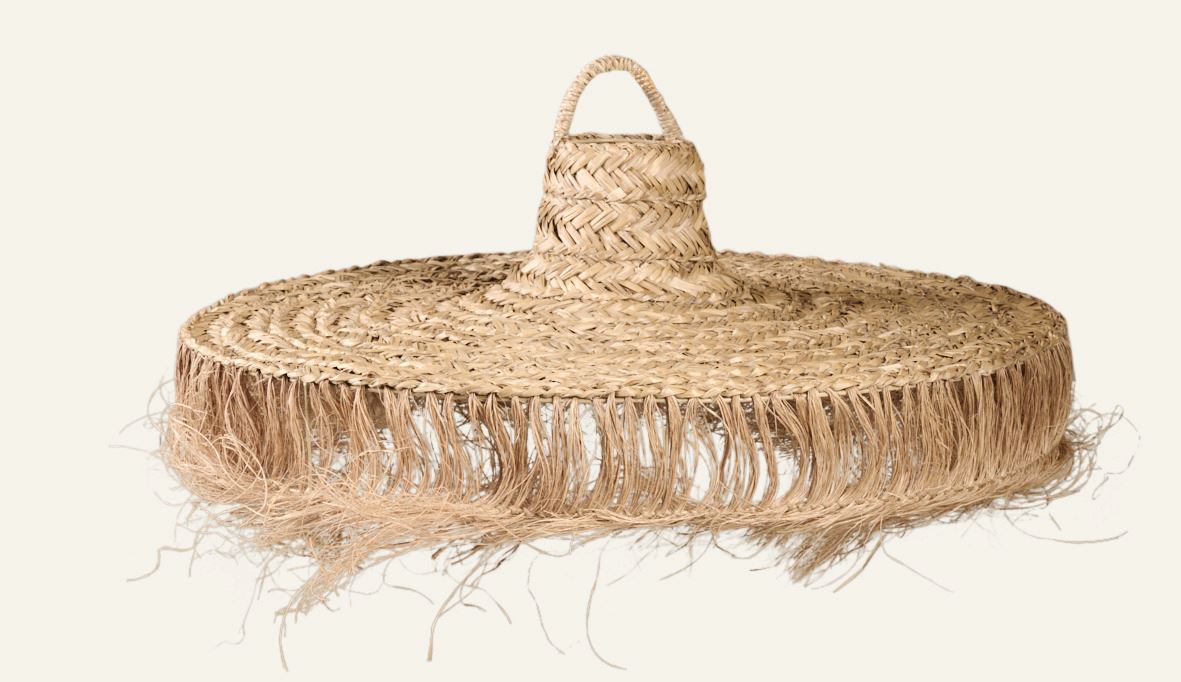 Lampenschirm Natur - ø69x25 cm Natur - 1