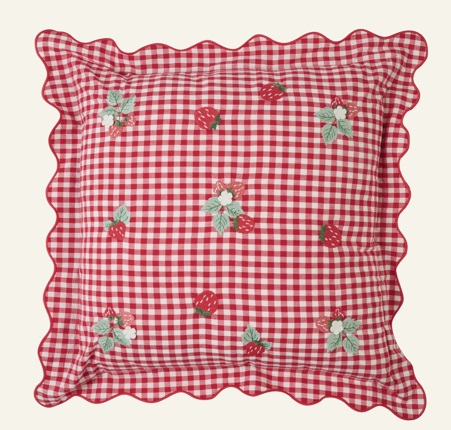 Kissen Rot - 50x50 cm Rot - 1
