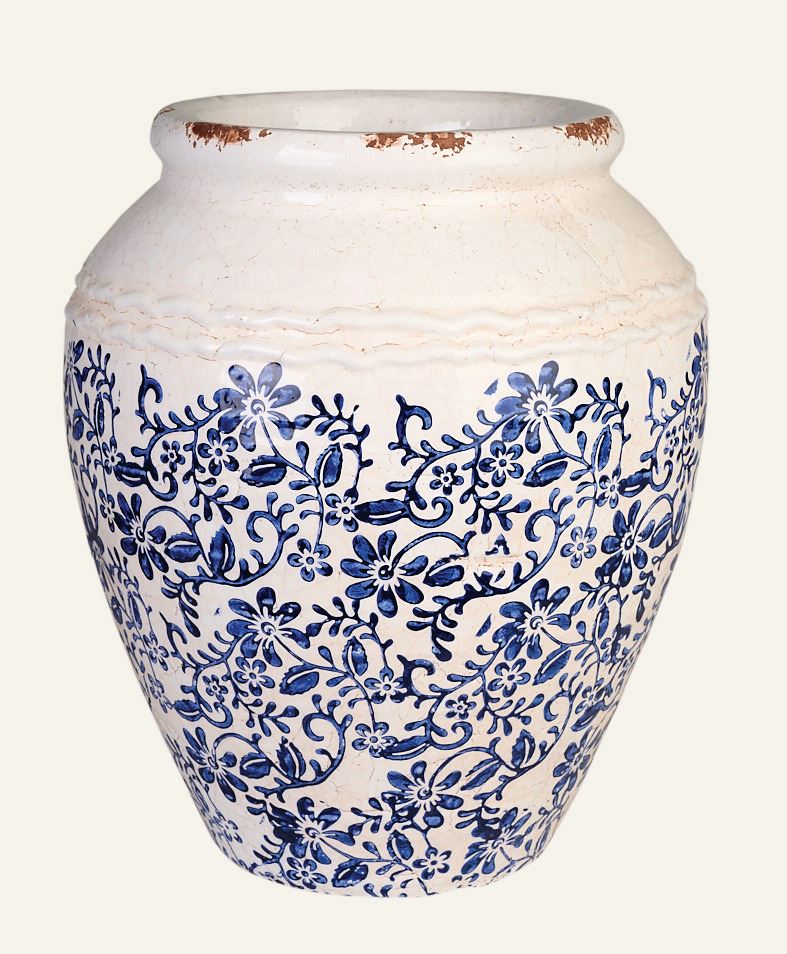 Vase Blau - 25x25x29,5 cm Blau - 1