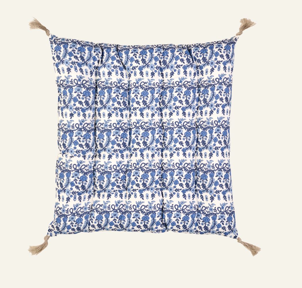 Sitzkissen Blau - 45x45x5 cm Blau - 1