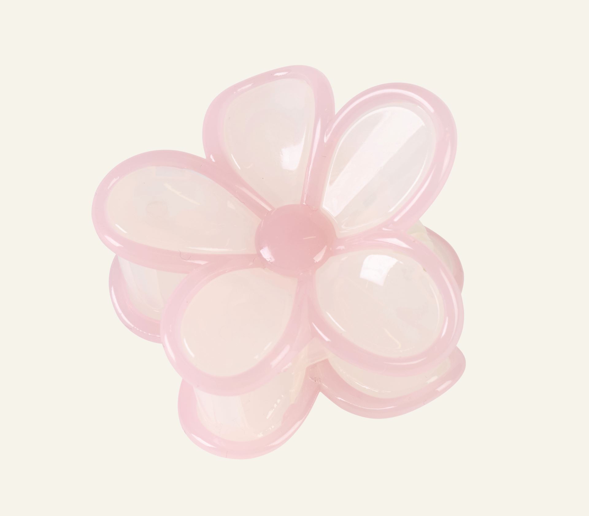 Haarklammer Rosa - 4,5x4,2x3,5 cm Rosa - 1