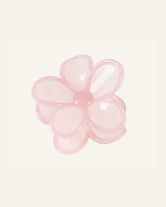 Haarklammer Rosa - 4,5x4,2x3,5 cm Rosa - 1