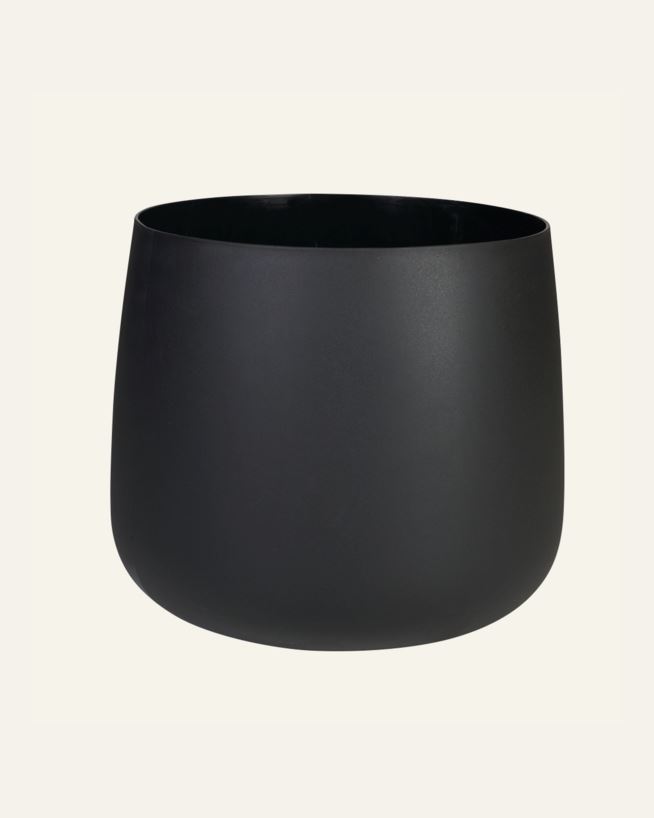 Outdoor-Blumentopf Schwarz - ø38,5x36,5 cm Schwarz - 1
