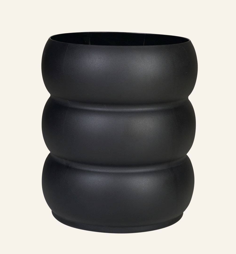 Outdoor-Blumentopf Schwarz - ø33,5x42,5 cm Schwarz - 1