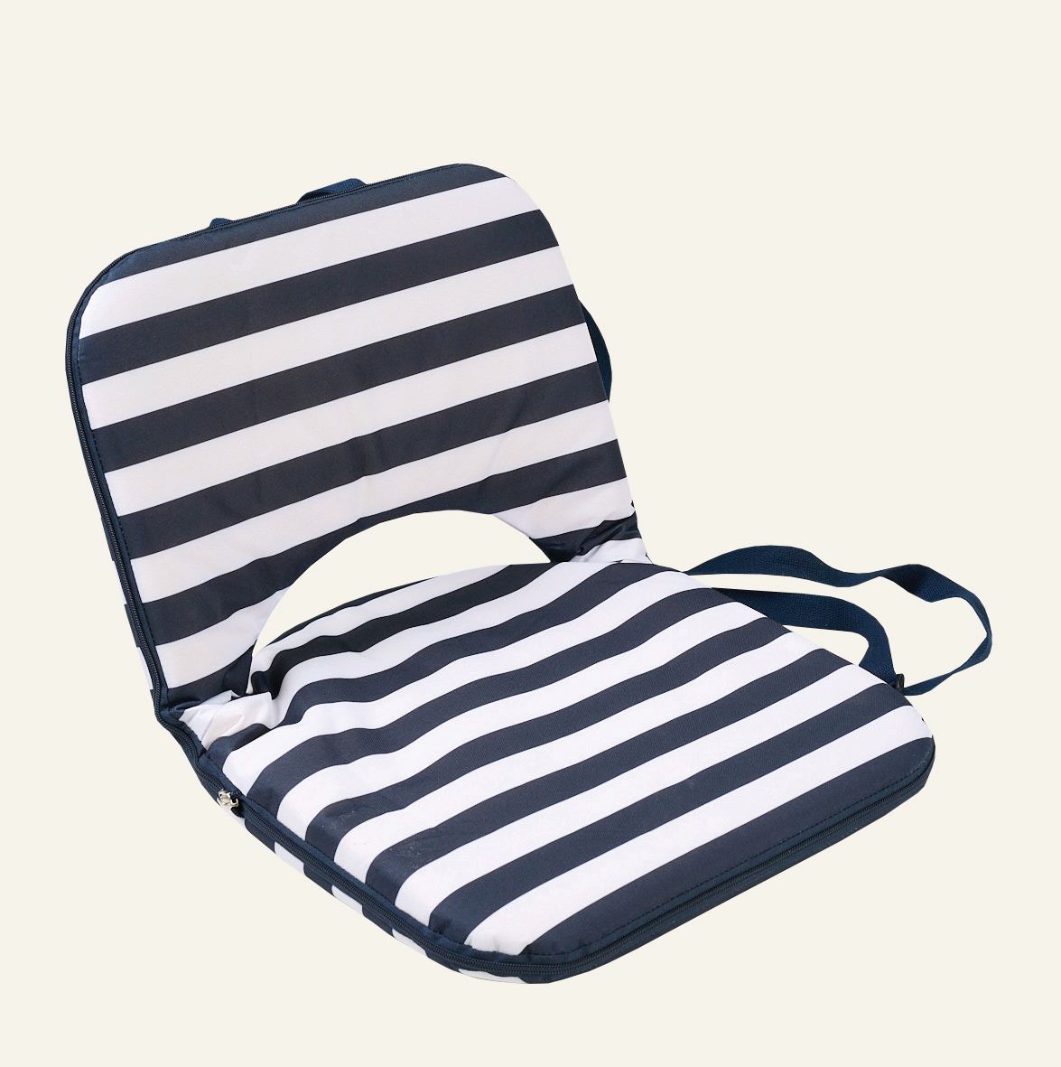 Klappbarer Liegestuhl für den Strand Marineblau - 42,5x65 cm Marineblau - 1