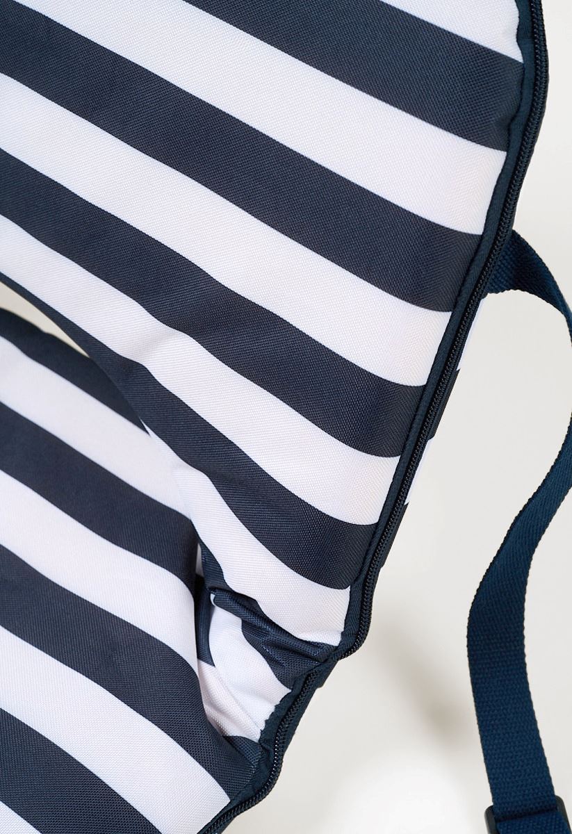 Klappbarer Liegestuhl für den Strand Marineblau - 3