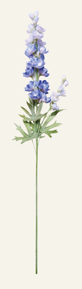 Blume Blau - 14x12x102 cm Blau - 1