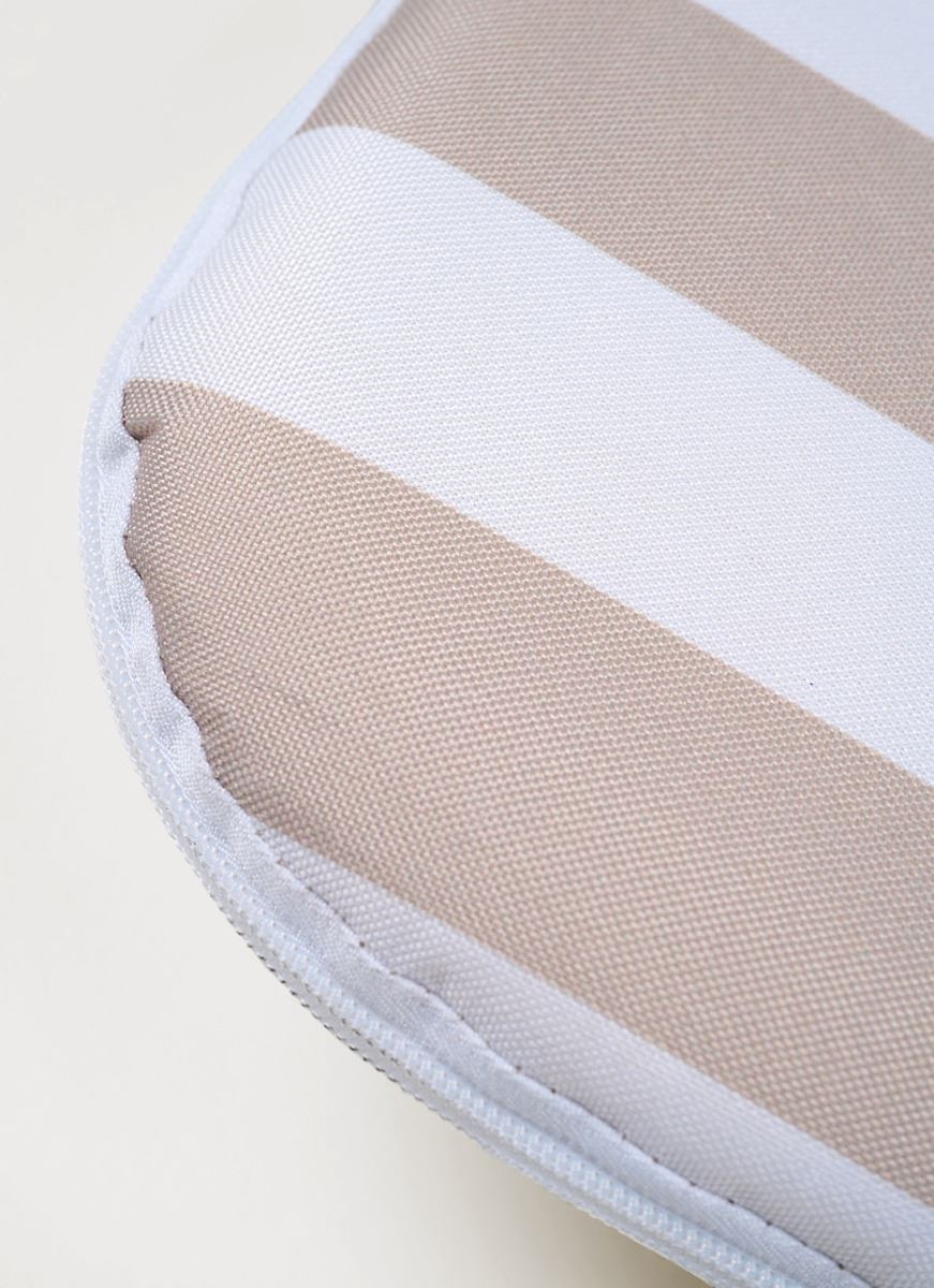 Klappbarer Liegestuhl für den Strand Beige - 3