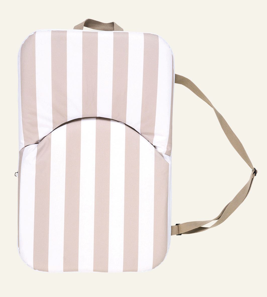 Klappbarer Liegestuhl für den Strand Beige - 2
