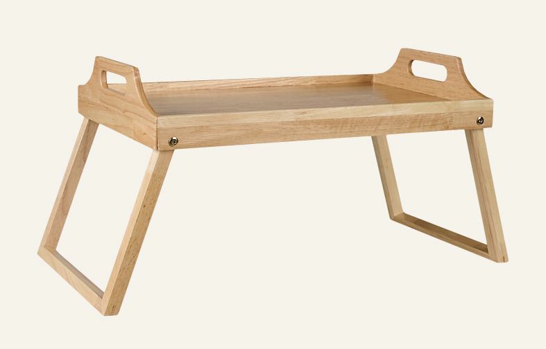 Tabletttisch Natur - 58,5x31,5x32 Natur - 1