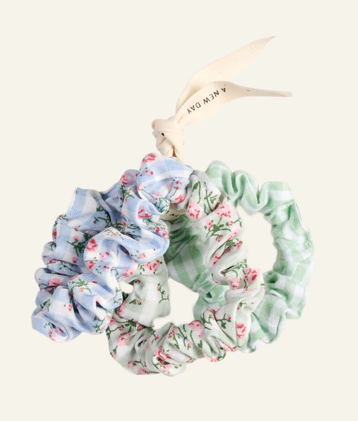 Schrunchie Grün - 6,5x6,5x0,5 cm Grün - 1