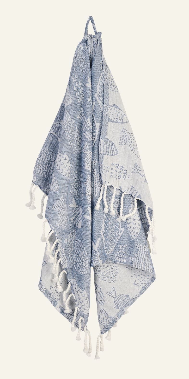 Handtuch Blau - 50x70 cm Blau - 1