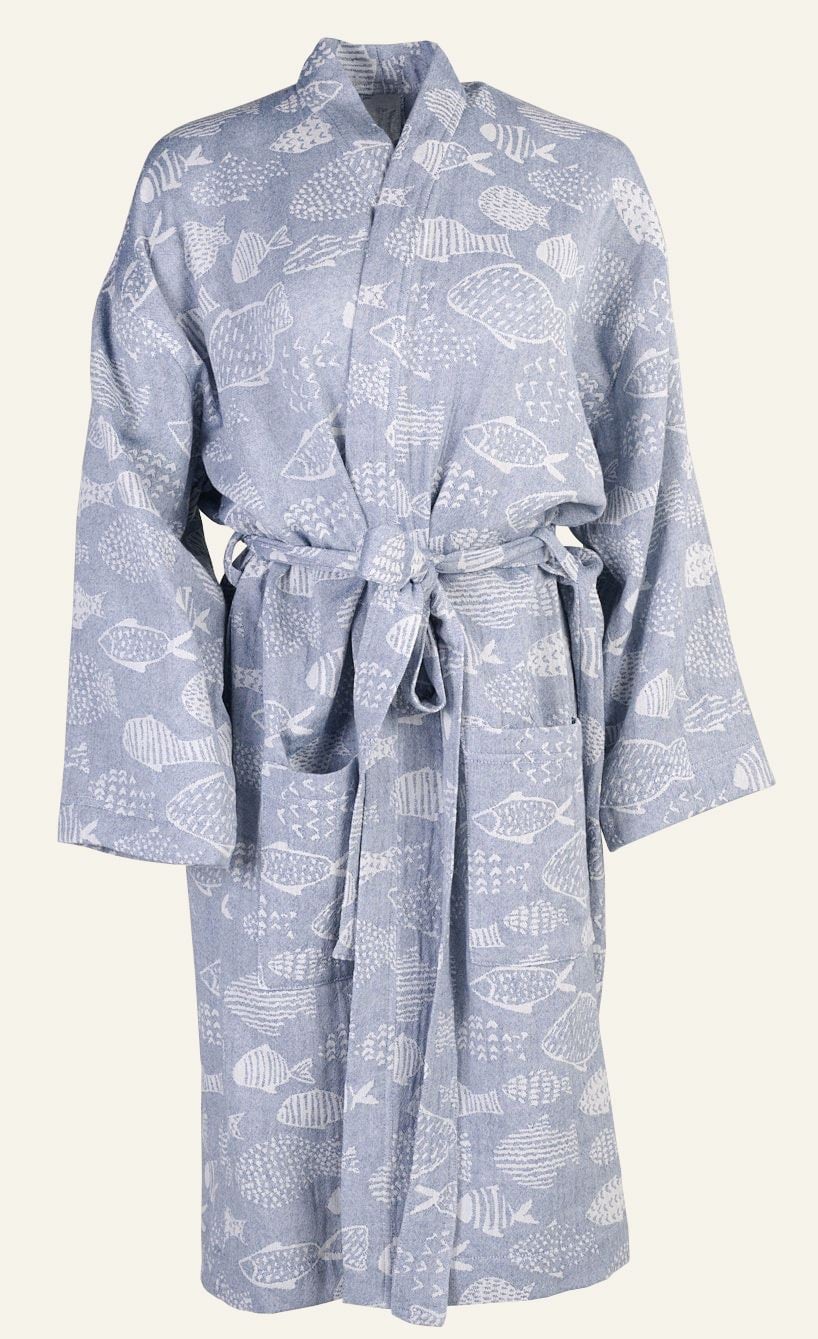 Kimono Blau - 75x105 cm Blau - 1