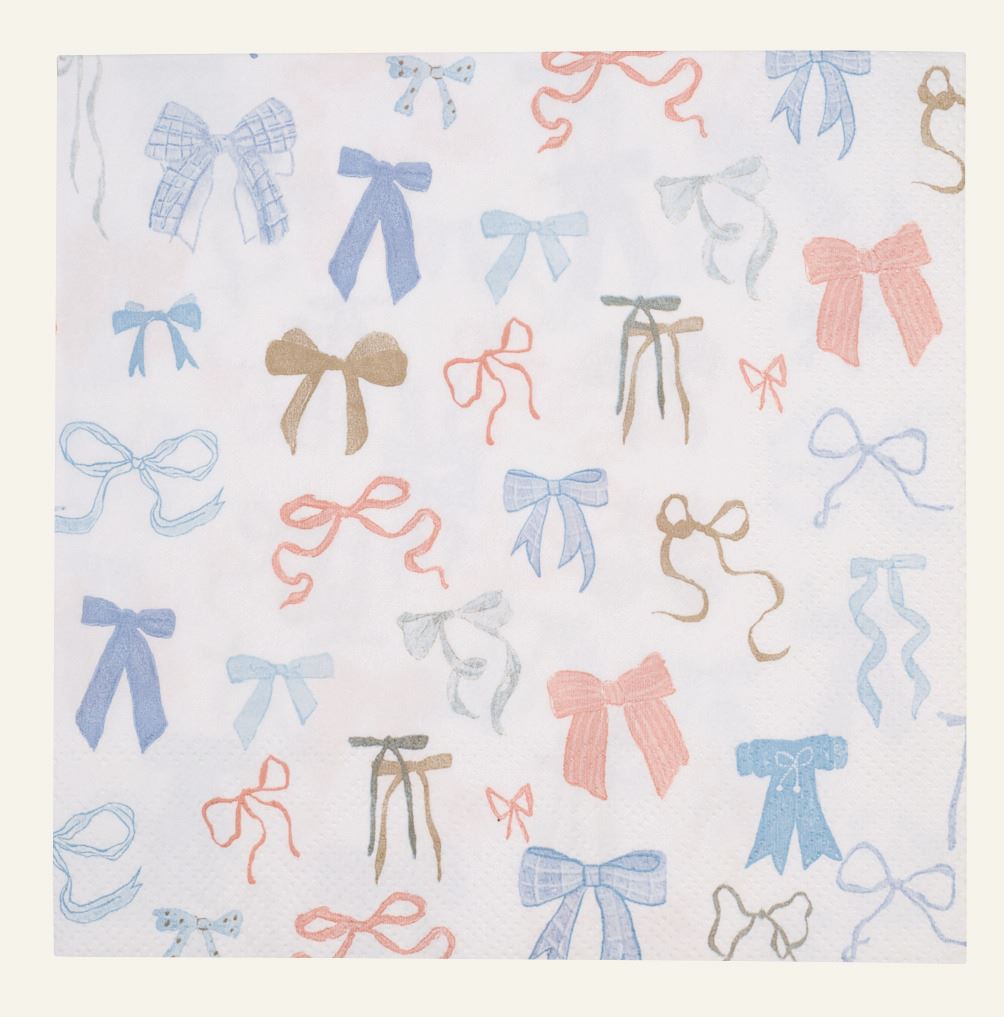 Papierservietten Multi/Blue - 33x33 cm Multi/Blue - 1