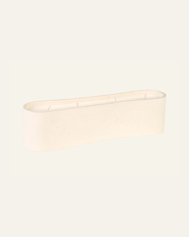 Dekorative Kerze Beige - 30,5x7,5x8 cm Beige - 1