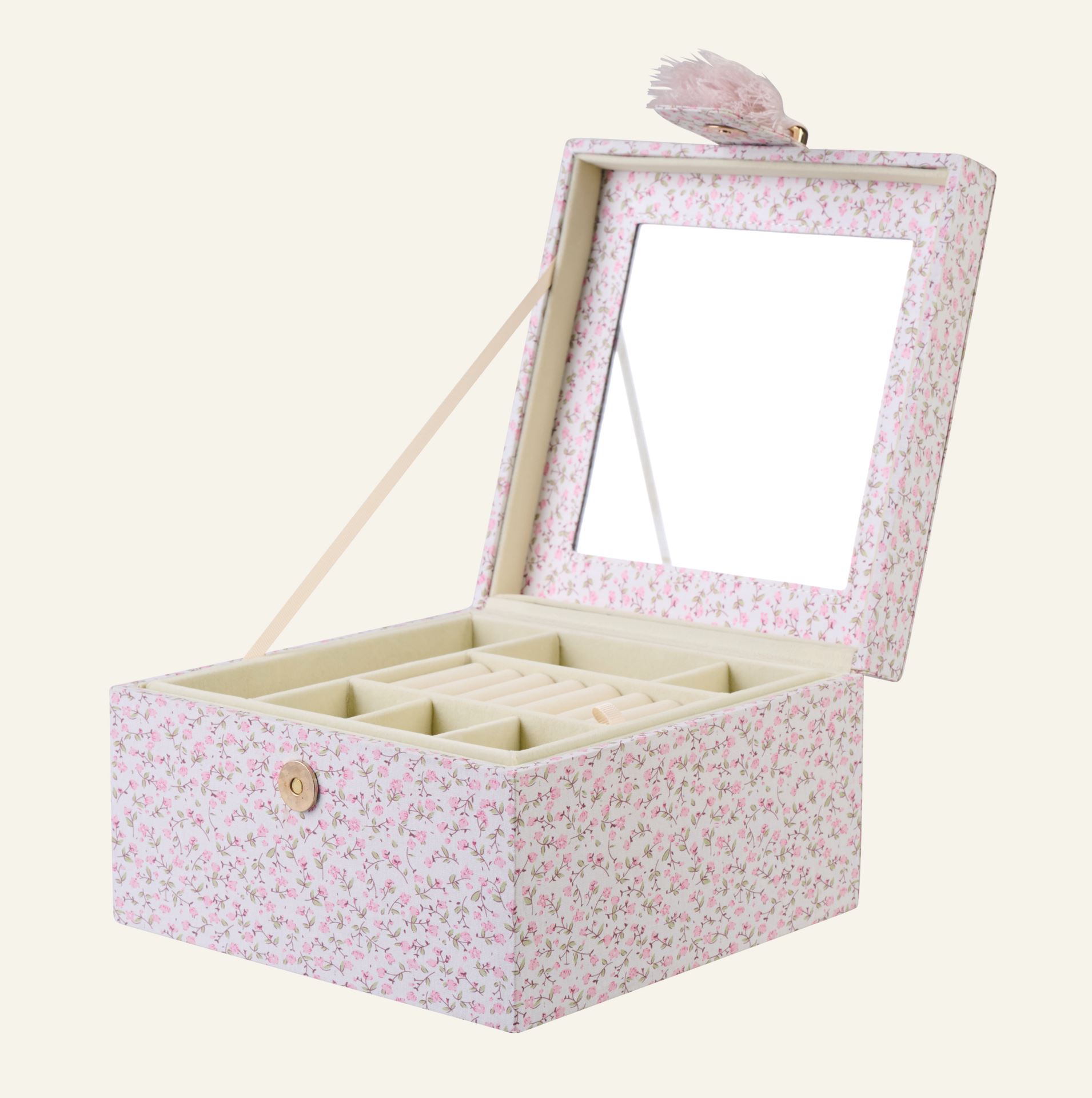 Schmuckkästchen Rosa - 20x20 cm Rosa - 1