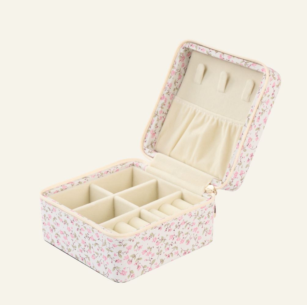 Schmuckkästchen mit Reißverschluss Rosa - 3