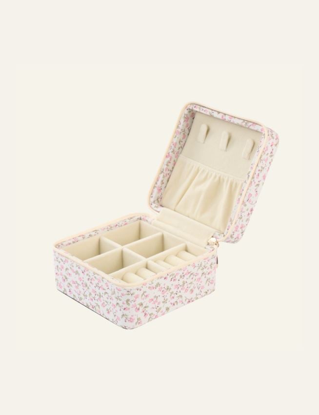 Schmuckkästchen mit Reißverschluss Rosa - 3