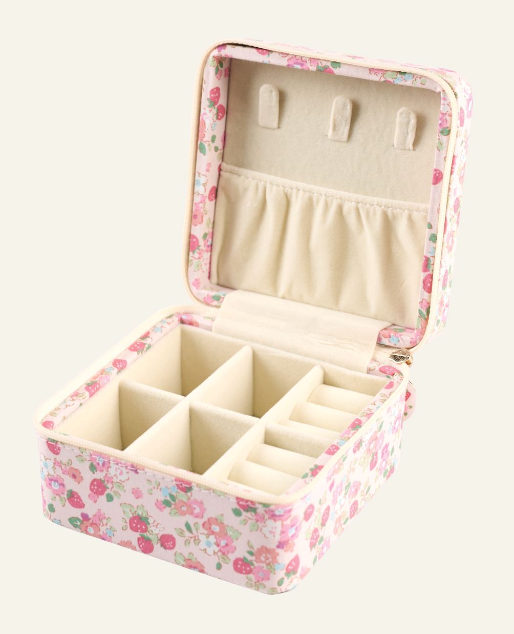 Schmuckkästchen mit Reißverschluss Rosa - 3