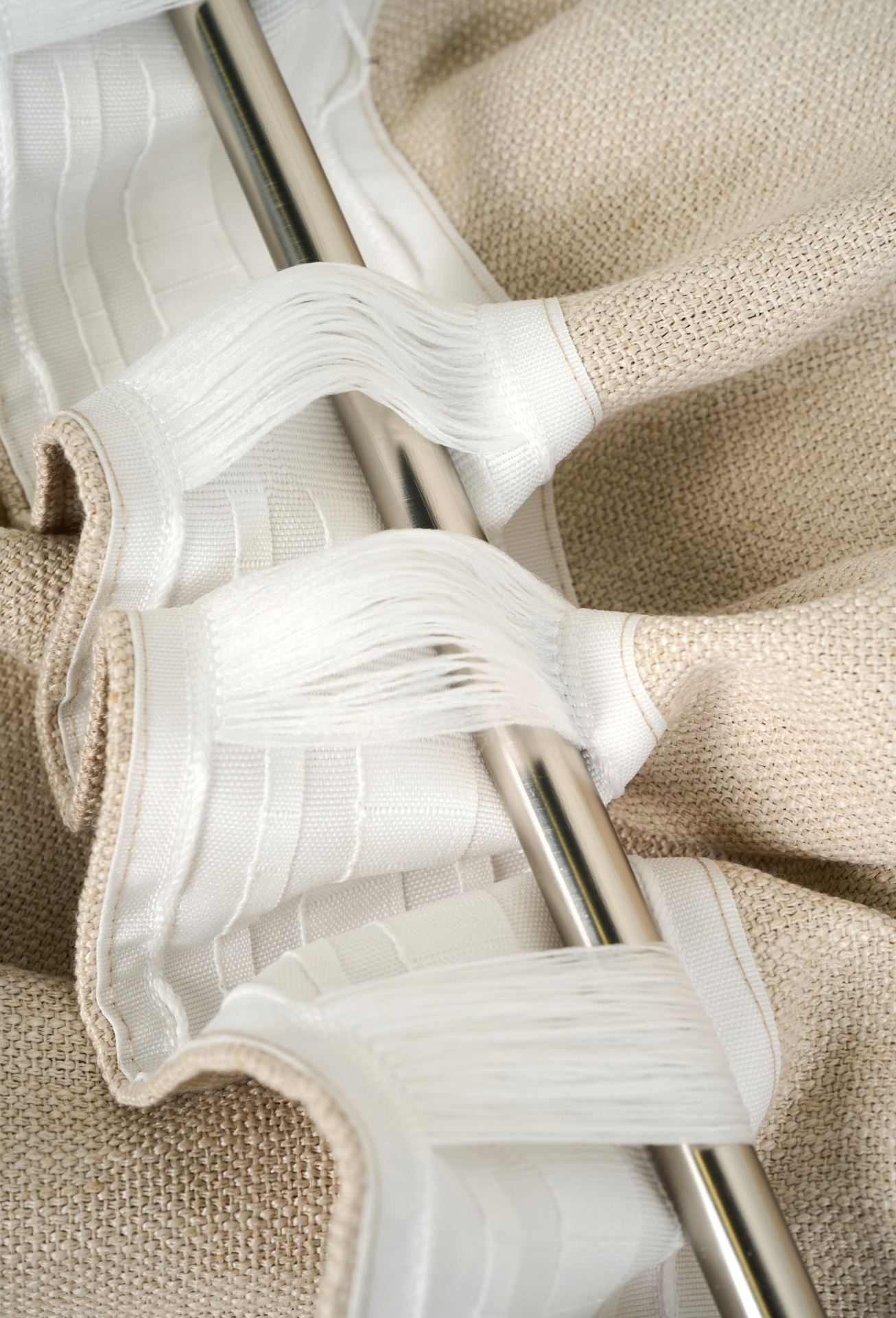 Vorhang Beige - 140x220 cm Beige - 1
