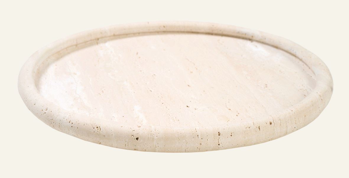 Servierteller Beige - 25,8x25,8x3 cm Beige - 1