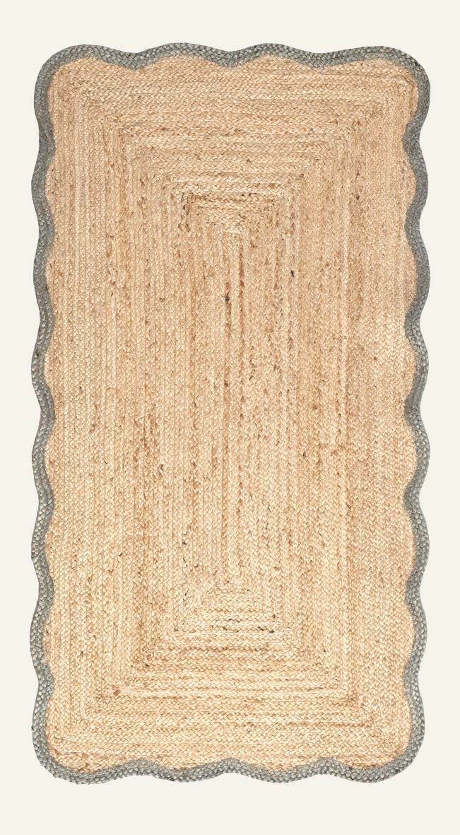 Jute-Teppich Olivengrün - 80x150 cm Olivengrün - 1