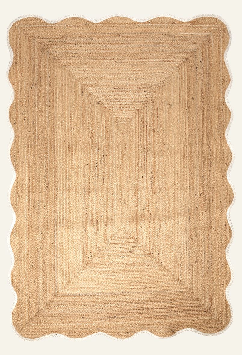 Jute-Teppich Offwhite - 160x230 cm Offwhite - 1