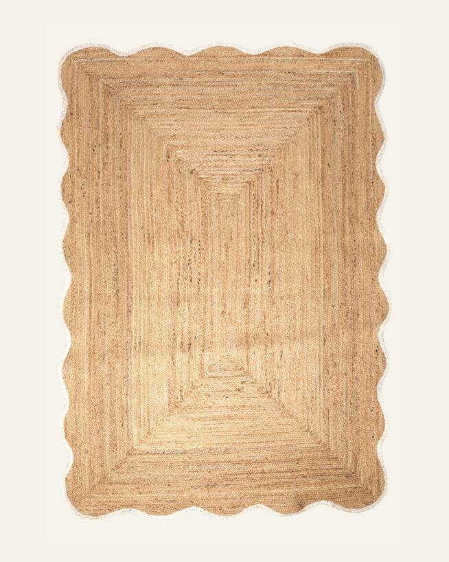 Jute-Teppich Offwhite - 160x230 cm Offwhite - 1