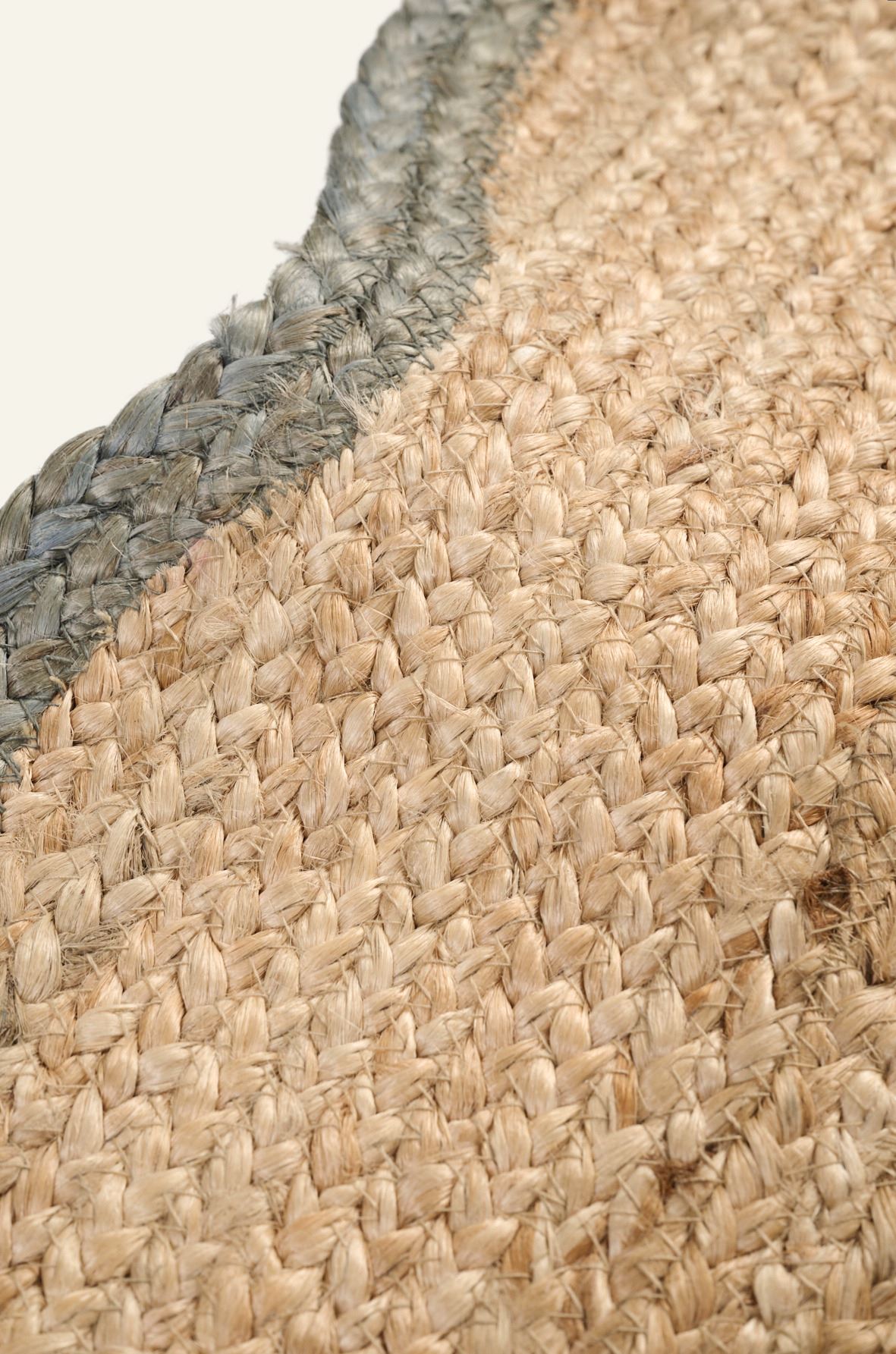 Jute-Teppich Olivengrün - 3