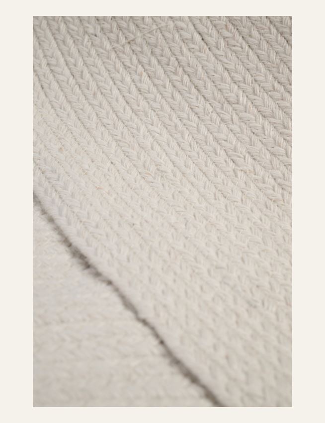 Runder Teppich Offwhite - 2