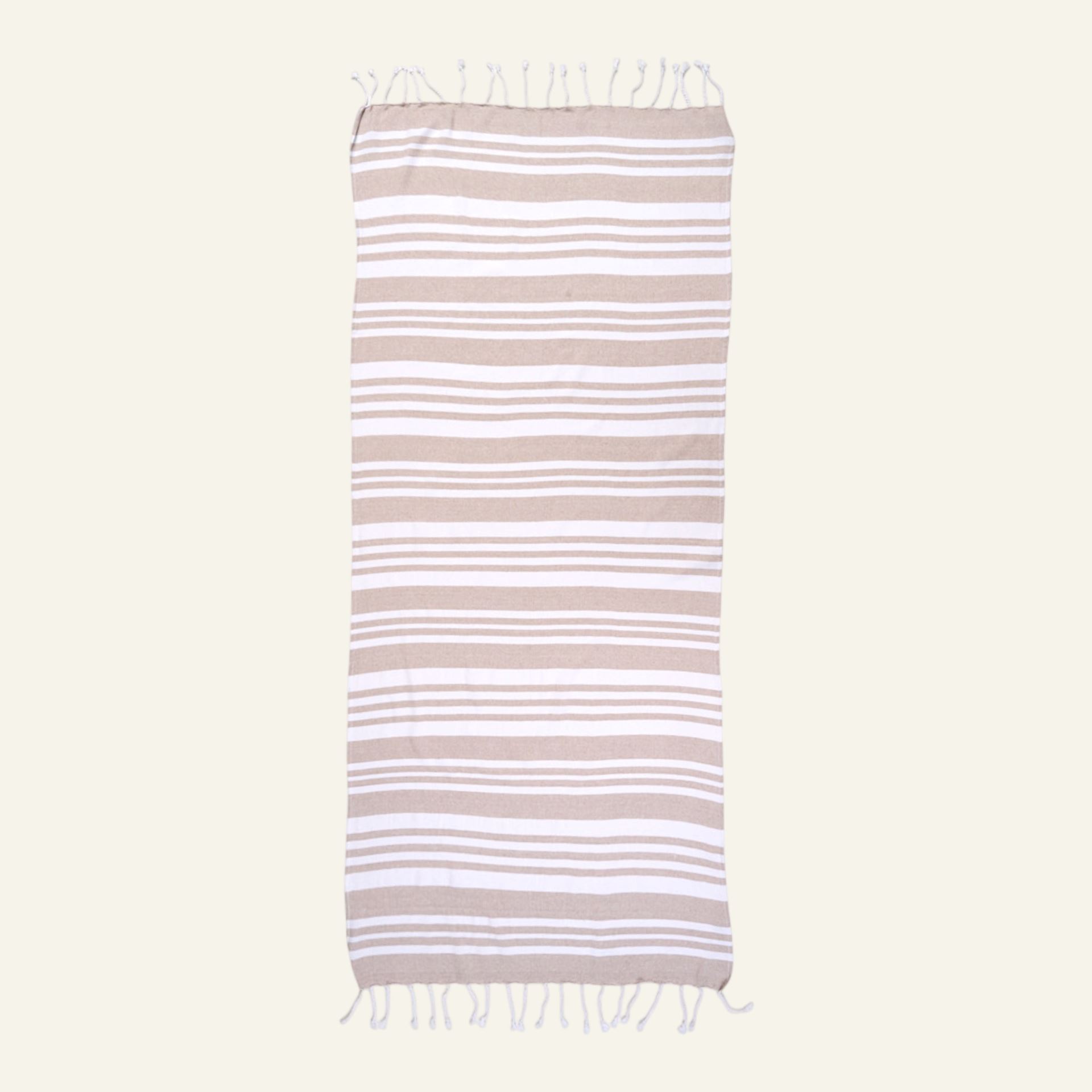 Strandtuch Beige - 80x170 cm Beige - 1