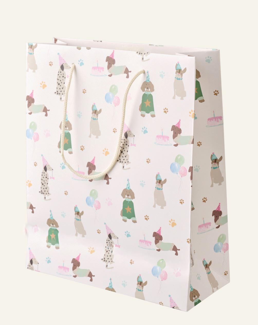 Geschenktüte Multi/Weiß - 24x29x10 cm Multi/Weiß - 1