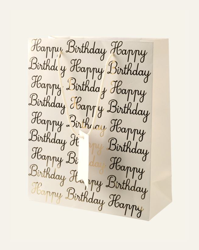 Geschenktüte Multi Offwhite - 24x29x10 cm Multi Offwhite - 1
