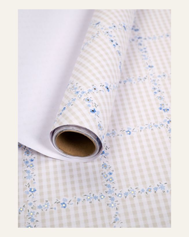Geschenkpapier Multi/Blue - 70cm x 3m Multi/Blue - 1