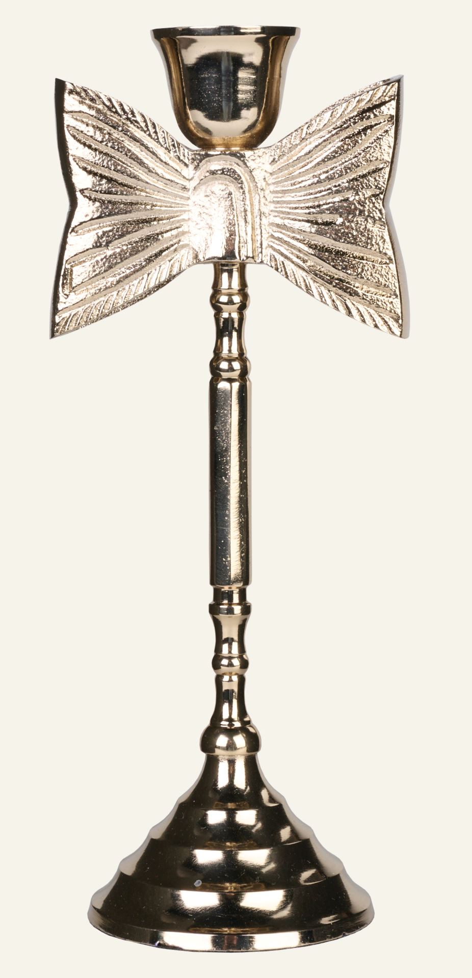 Kerzenständer Gold - 9x7,5x23 cm Gold - 1