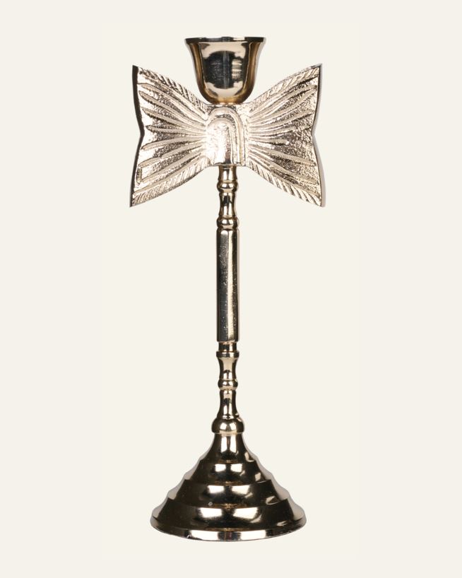 Kerzenständer Gold - 9x7,5x23 cm Gold - 1