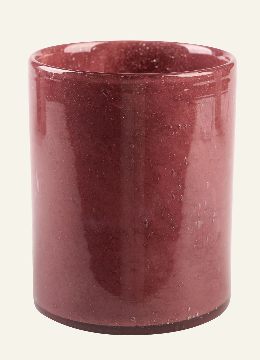 Teelichthalter Burgund - 10x10x12,5 cm Burgund - 1