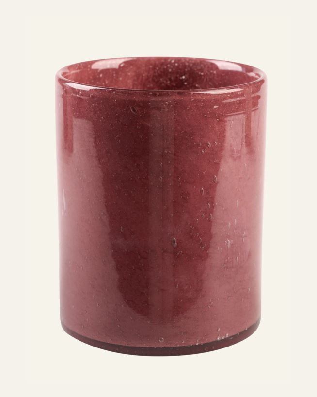 Teelichthalter Burgund - 10x10x12,5 cm Burgund - 1
