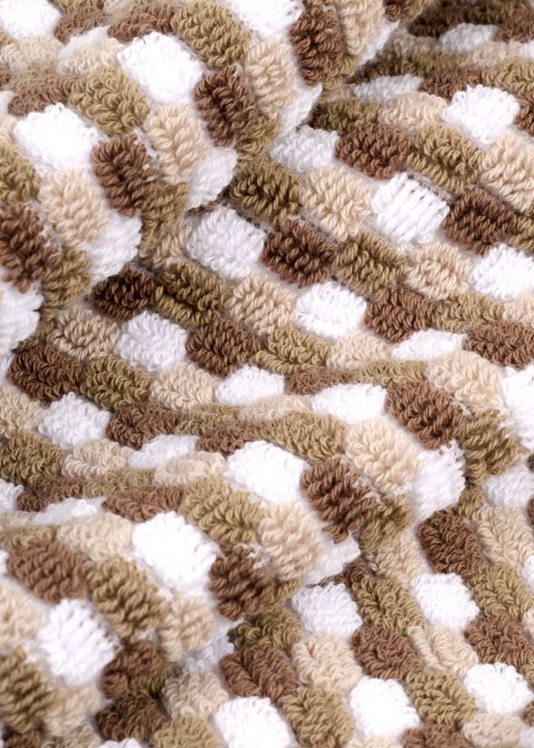 Handtuch Multi/Beige - 2