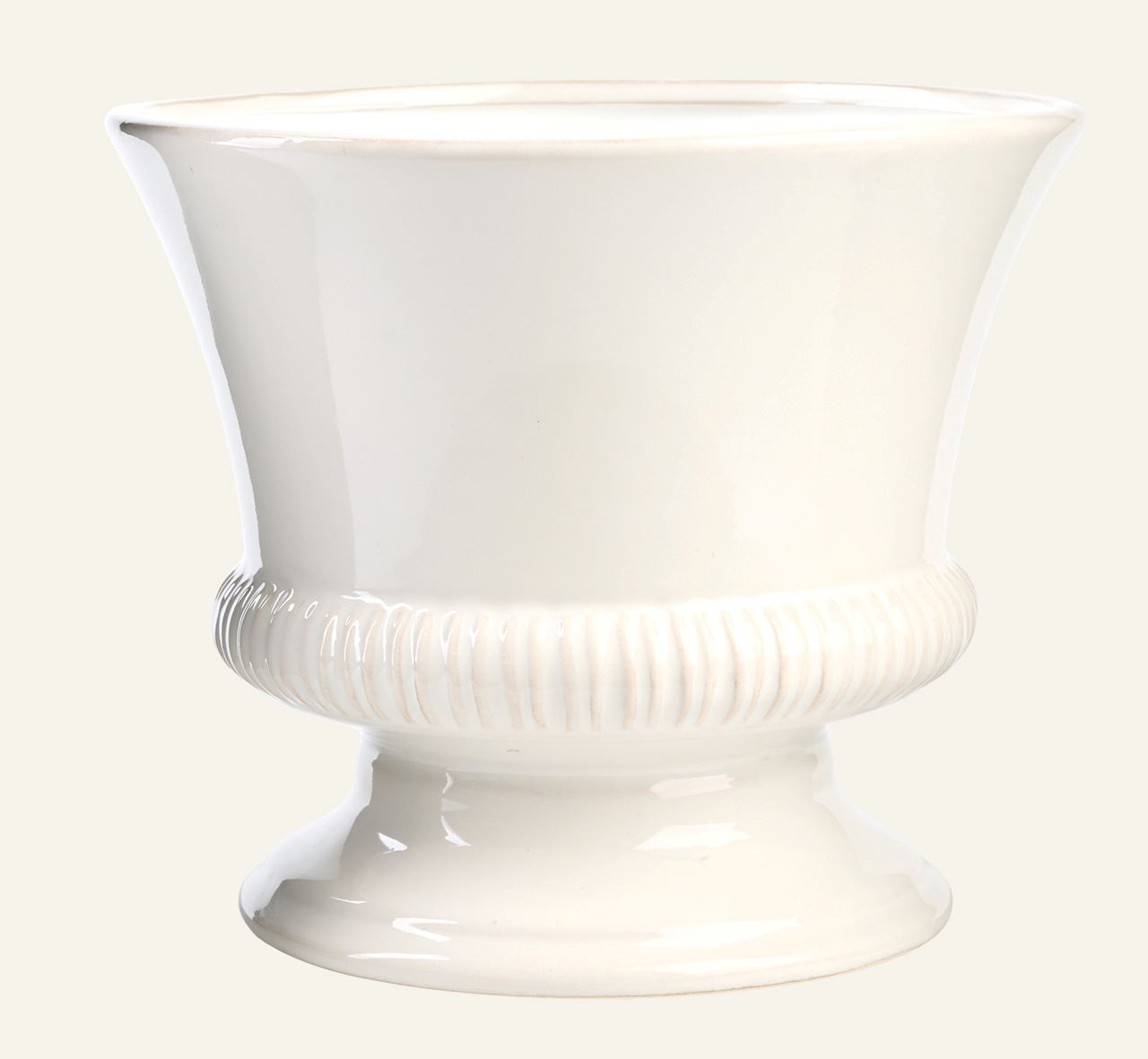 Blumentopf Weiß - 20x20x17 cm Weiß - 1
