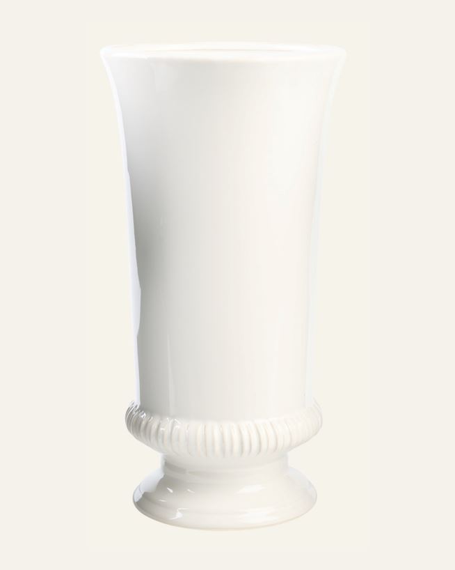 Vase Weiß - 16x16x30 cm Weiß - 1