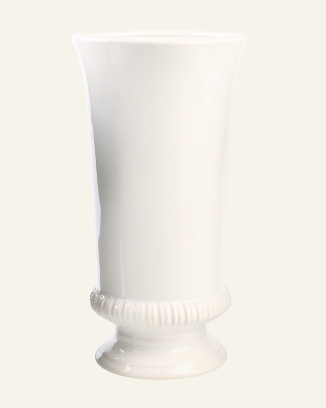 Vase Weiß - 16x16x30 cm Weiß - 1