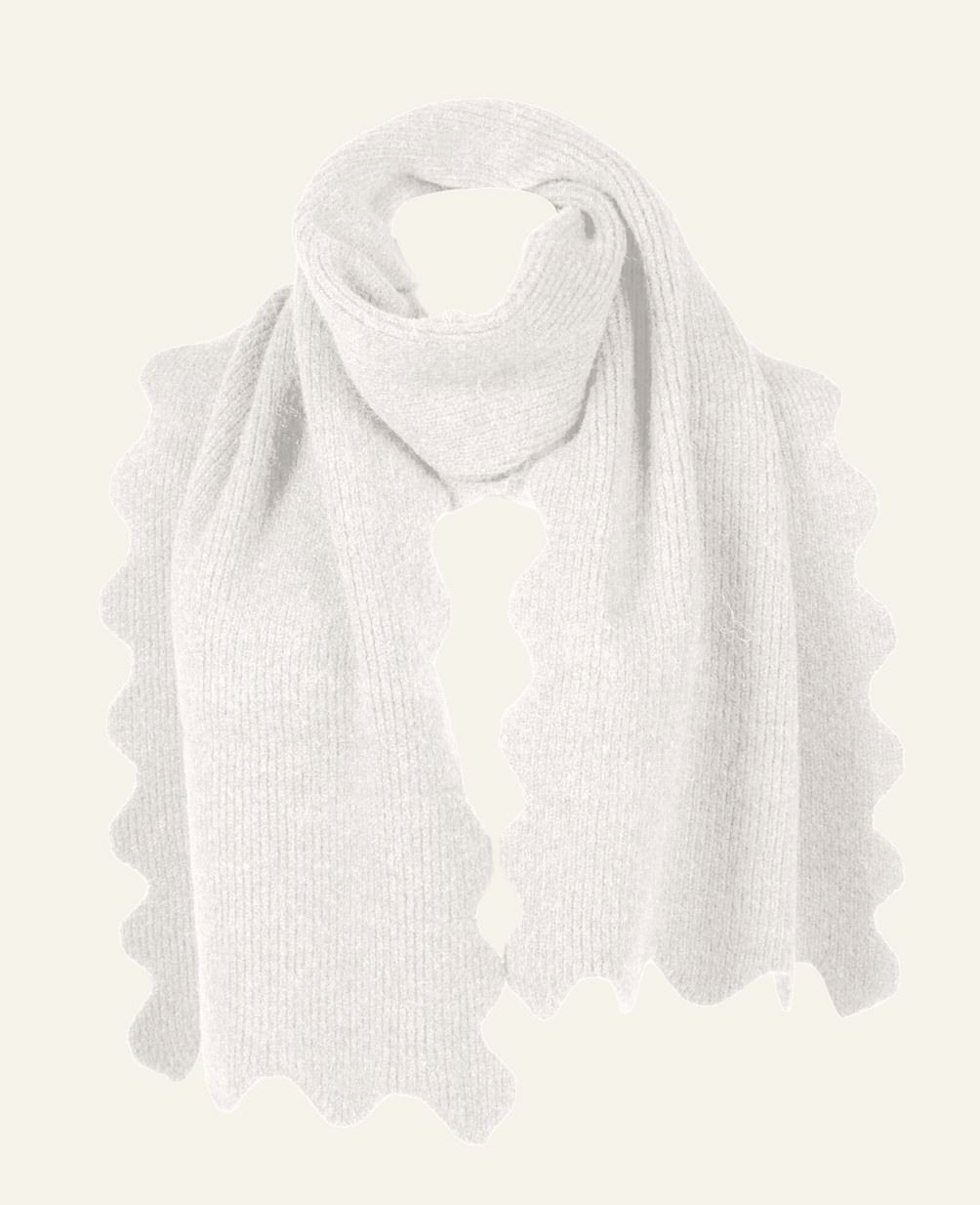 Schal Grau - 37x184 cm Grau - 1