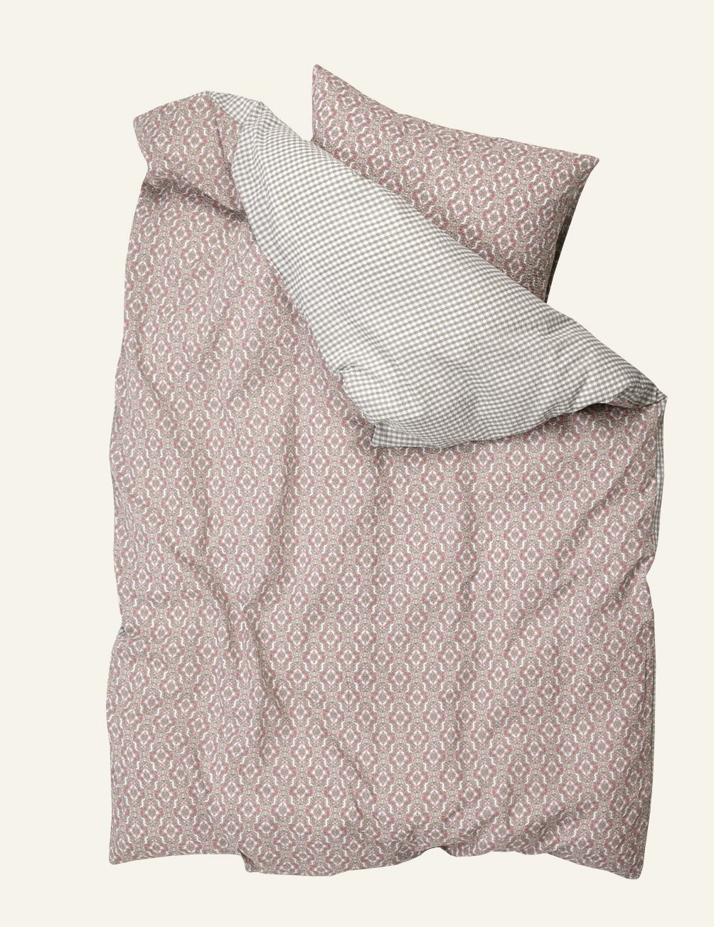 Seersucker-Bettwäsche Multi/Pink - 4