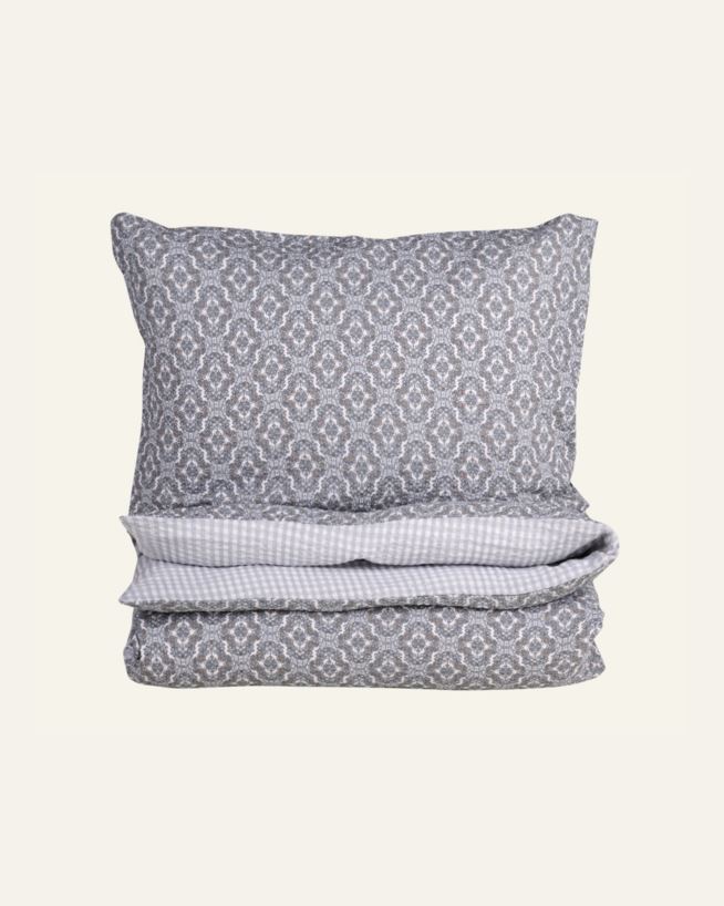 Seersucker-Bettwäsche Multi/Blue - 135x200+80x80 cm Multi/Blue - 1